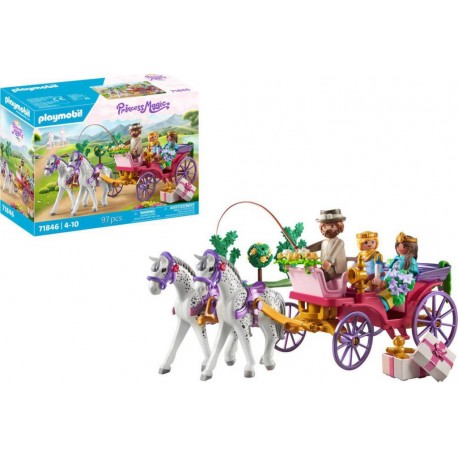 PLAYMOBIL 71846 CALECHE AVEC COUPLE PRINCIER ET COCHER