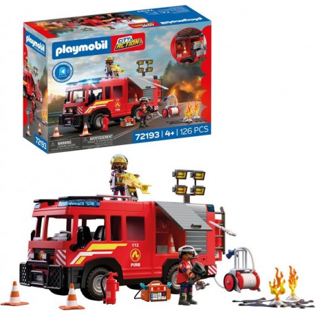 PLAYMOBIL 72193 CAMION VSAV DE POMPIERS
