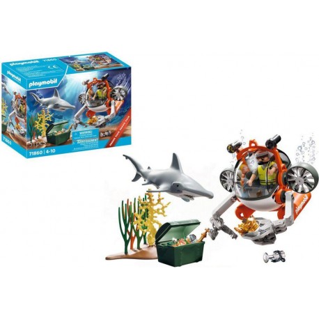 PLAYMOBIL 71860 CHASSE AU TRESOR AVEC SOUS-MARIN