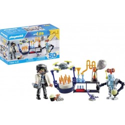 PLAYMOBIL 71450 CHERCHEUR AVEC ROBOTS