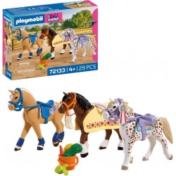 PLAYMOBIL 72133 COLLECTION DE TROIS CHEVAUX