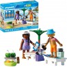 PLAYMOBIL 71908 COUPLE VACANCIERS A LA PLAGE ET TRANSATS