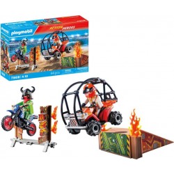 PLAYMOBIL 71808 DUO DE CASCADEURS AVEC QUAD ET MOTO