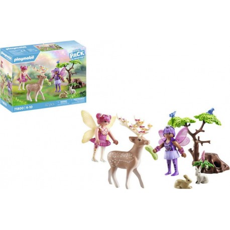 PLAYMOBIL 71800 DUO DE FEES AVEC ANIMAUX DE LA FORET
