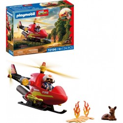 PLAYMOBIL 72196 HELICOPTERE DE POMPIERS