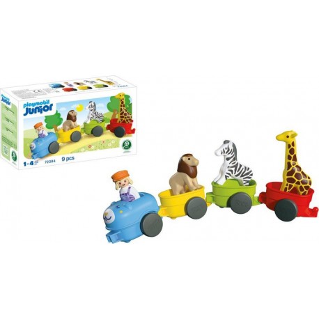 PLAYMOBIL 72084 JUNIOR TRAIN DES ANIMAUX