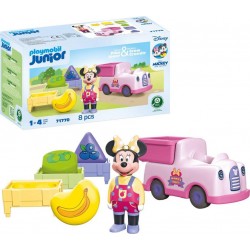 PLAYMOBIL 71770 JUNIOR ET DISNEY MINNIE AVEC VOITURETTE