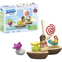 PLAYMOBIL 71459 JUNIOR ET DISNEY VAIANA ET BATEAU