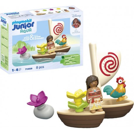 PLAYMOBIL 71459 JUNIOR ET DISNEY VAIANA ET BATEAU