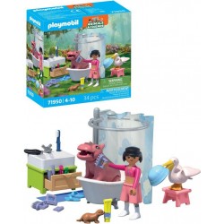PLAYMOBIL 71950 L'HEURE DU BAIN DES ANIMAUX