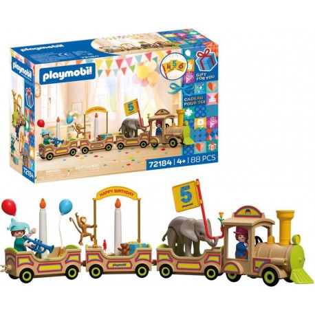 PLAYMOBIL 72184 LE TRAIN D'ANNIVERSAIRE & BOUGIES