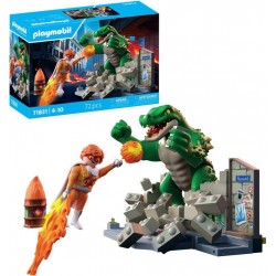 PLAYMOBIL 71831 LES SUPER-HEROS CONTRE LE LEZARD GEANT