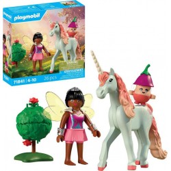 PLAYMOBIL 71841 LICORNE CIEL ROSE AVEC FEE