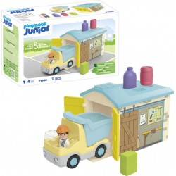 PLAYMOBIL 71686 OUVRIER AVEC CAMION ET GARAGE