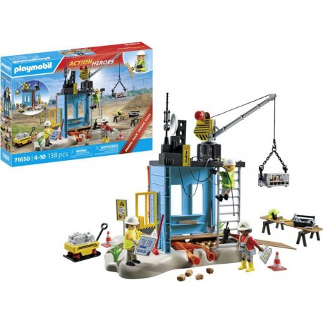 PLAYMOBIL 71650 OUVRIERS ET CHANTIER