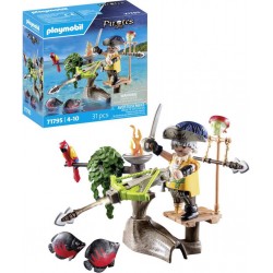 PLAYMOBIL 71795 PIRATE AVEC ARBALETE ET POISSONS A VISER