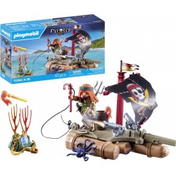 PLAYMOBIL 71794 PIRATE AVEC RADEAU FLOTTANT ET TRESOR