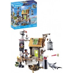 PLAYMOBIL 71792 PORT ET REPAIRE DE PIRATES AVEC PRISONS