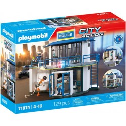 PLAYMOBIL 71874 POSTE DE POLICE AVEC SALLE DE RECHERCHES