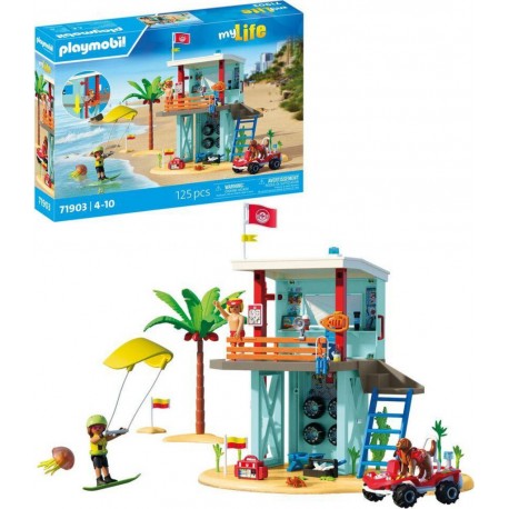 PLAYMOBIL 71903 POSTE DE SECOURS ET VOITURETTE DE PLAGE