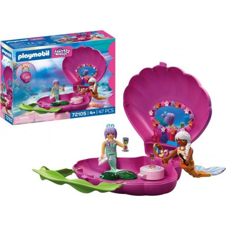 PLAYMOBIL 72105 SAC COQUILLAGE & SIRENES