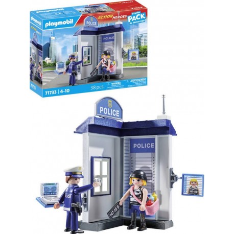PLAYMOBIL 71733 SALLE D'INTERROGATOIRE DE POLICE