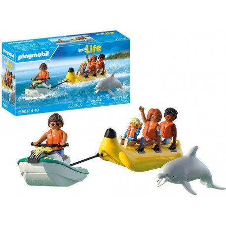PLAYMOBIL 4 SCOOTER DES MERS, BANANE TRACTEE ET PER-71905