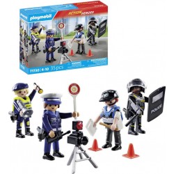 PLAYMOBIL 4 SET METIERS DE LA POLICE POLICIERS 71730