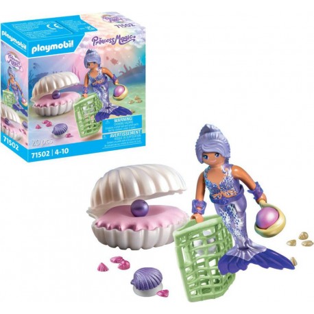 PLAYMOBIL 71502 SIRENE AVEC COQUILLAGE ET PERLE