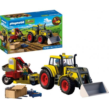 PLAYMOBIL 72161 TRACTEUR AVEC RECOLTEUR DE POMMES DE TERRE