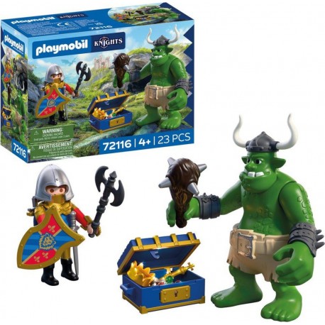 PLAYMOBIL 72116 TROLL ET TRESOR CHEVALIERS DU LION
