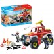 PLAYMOBIL 71824 VEHICULE DE POMPIERS AVEC BIDON ENFLAMME