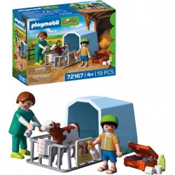 PLAYMOBIL 72167 VETERINAIRE ITINERANTE & PETIT VEAU