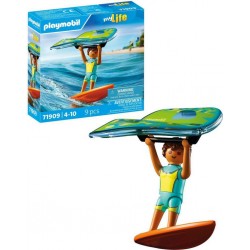 PLAYMOBIL 71909 WINGSURFER HOMME, PLANCHE ET AILE