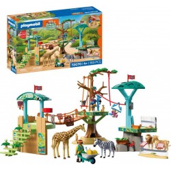 PLAYMOBIL 72070 ZOO PARC AVENTURE AU MILIEU DES ANIMAUX SAUVAGES