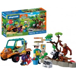 PLAYMOBIL 72072 ZOO GARDIEN DE ZOO ET VEHICULE