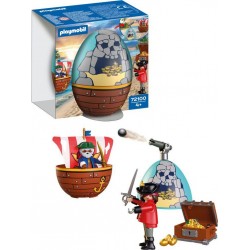 PLAYMOBIL 72100 ŒUF 2EN1 L’ILE AUX PIRATES