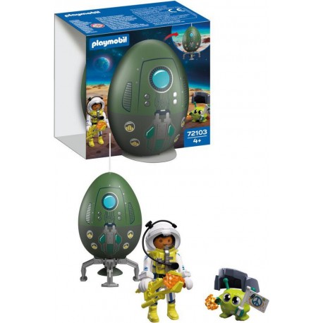 PLAYMOBIL 72103 ŒUF 2EN1 MISSION ESPACE