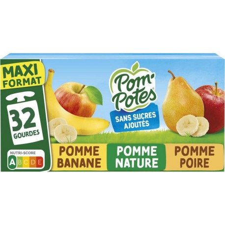 Pom'Potes Multivariétés P/PPoi/Pban 32x90g 2.88Kg