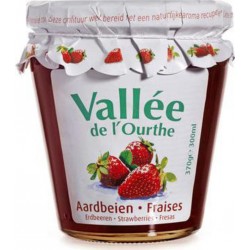 Vallée de l’Ourthe Confiture Fraises 370g (lot de 8)