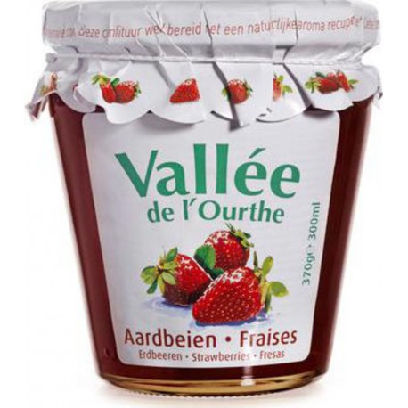 Vallée de l’Ourthe Confiture Fraises 370g (lot de 8)