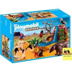 PLAYMOBIL 5252 Western Enfants indiens avec animaux (Yakari)