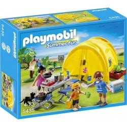 PLAYMOBIL 5435 Summer Fun Famille et tente de camping