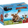 PLAYMOBIL 9245 Dragons (DreamWorks) Gueulfor avec catapulte